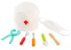 ECOTOYS Wooden Dentist Kit for Kids with 7 Accessories and Bag