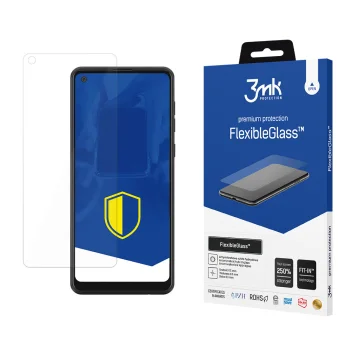 Hibridinis apsauginis stiklas 3mk FlexibleGlass skirtas Samsung Galaxy A21