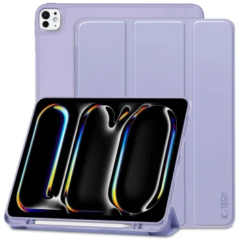 Tech-Protect SC Pen dėklas, skirtas iPad Pro 13" 2024, violetinis