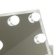Case 108326 LED kosmetinis makiažo veidrodis su USB, 30x40 cm, baltas