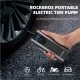 Elektrinė dviračio pompa Rockbros 42720001001 su LED ekranu, juoda