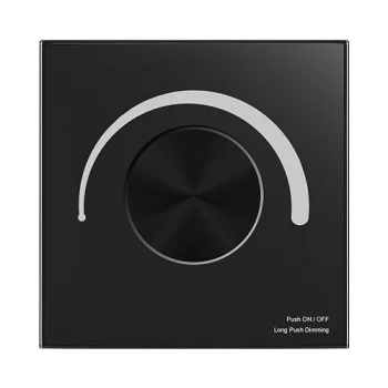 Išmanusis Zigbee sukamasis šviesos reguliatorius Skydance TS-K(WZ) Tuya, juodas