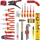 Knipex Modular X18 Electric įrankių kuprinė su įrankiais, 18 l, juoda