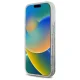 Karl Lagerfeld Liquid Glitter Choupette dėklas iPhone 16 telefonui, skaidrus
