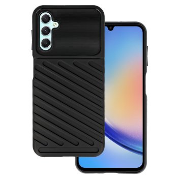 Apsauginis dėklas Thunder skirtas Samsung Galaxy A14 4G / 5G, juodas