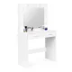 ModernHome CHDT03 Vanity Table with LED Mirror and Stool, White