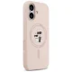 Karl Lagerfeld dėklas iPhone 17 Silicone Karl&Choupette MagSafe, rožinis