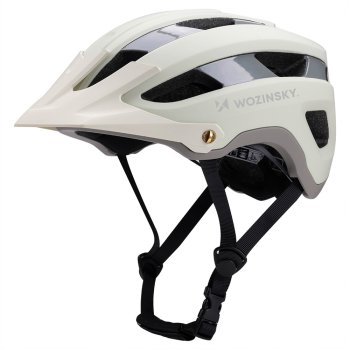 Wozinsky MTB dviratininko šalmas su nuimamu snapeliu, L (57-62 cm), pastelinė žalia