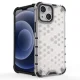 Apsauginis dėklas iPhone 13 mini Honeycomb Case su TPU rėmeliu, juodas