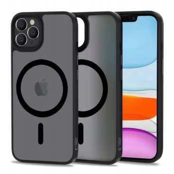 Tech-Protect MagMat MagSafe dėklas telefonui iPhone 11 Pro, matinė juoda