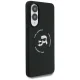 Karl Lagerfeld dėklas Samsung Galaxy S25 Edge Silicone Double Heads, juodas