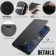 CASEME atverčiamasis dėklas Samsung Galaxy S20 Ultra, juodas