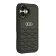 Telefono dėklas Audi Synthetic Leather skirtas iPhone 16 6.1\", juodas