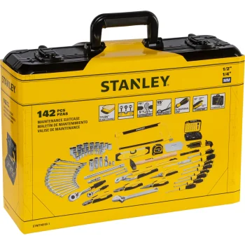 Rankinių įrankių rinkinys lagamine Stanley STMT98109-1, 142 dalių