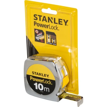 Matavimo ruletė Stanley Powerlock 10 m x 25 mm, plastikinis korpusas