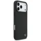 Mercedes dėklas iPhone 17 Pro Max telefonui Leather Large Laurel Leave MagSafe, juodas