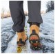 MOUNTAIN GOAT Ice Snow Traction Cleats Crampons Anti-Slip Snow Shoes Cleats for Men Women Hiking, Size L (41-44)
