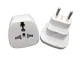 Universalus kelioninis maitinimo adapteris, UK į EU (2-pin), Baltas