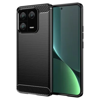 Xiaomi 13 Pro dėklas Carbon Fiber TPU 1.8mm, juodas