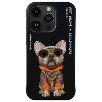 Nimmy Glasses Cool Phone Case Cover iPhone 15 Pro Max - Black