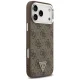Guess MagSafe 4G PU Leather Case dėklas, skirtas iPhone 17 Pro Max, rudas