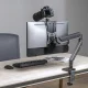 NanoRS RS463 VESA kameros ir internetinės kameros laikiklis monitoriui, juodas