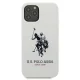 Apple iPhone 12 / 12 Pro 6.1\'\' US Polo Silicone Collection Case Cover (USHCP12MSLHRWH), White