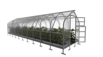 Šiltnamis KLASIKA DROP 2.5 x 10 m su 6 mm polikarbonatu