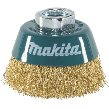 Makita D-39746 puodelinis vielinis šepetys kampiniam šlifuokliui, M14, 60 mm