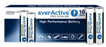 Šarminės baterijos everActive Pro Alkaline LR03 AAA, 10 vnt.