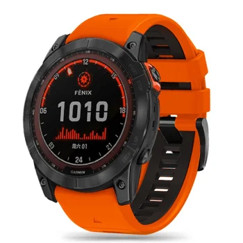 Tech-Protect IconBand Pro dirželis Garmin Fenix 3/5X/6X/7X, oranžinis-juodas