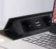 Izoxis 21446 į stalą įleidžiamas prailgintuvas su 2x USB, juodas