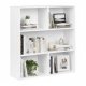 3 lentynų stelažas Modernhome S-20-W, baltas