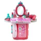 Vaikiškas kosmetinis staliukas lagamine Ricokids su veidrodžiu