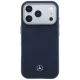 Mercedes Leather Semi Wrap Wood Effect MagSafe dėklas, skirtas iPhone 17 Pro Max