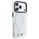 BMW dėklas iPhone 18 Pro / 17 Pro M IML Frosted Metal Logo & Trims MagSafe, skaidrus