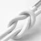 3mk Hyper Cable N-SERIES USB-A į Micro USB laidas 1m 12W, baltas