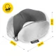 4FIZJO kelioninė kaklo pagalvė su „Memory Foam“, pilka