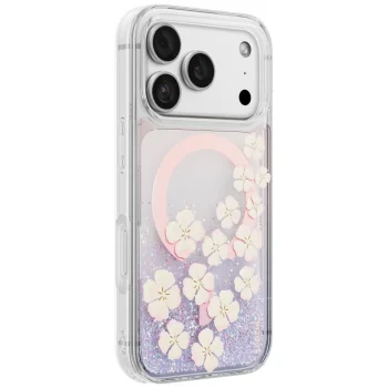 Uniq Coehl Isla Magnetic Charging dėklas telefonui iPhone 18 Pro / 17 Pro, rožinis