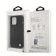 BMW Silicone Signature MagSafe dėklas iPhone 13 Pro / 13, juodas