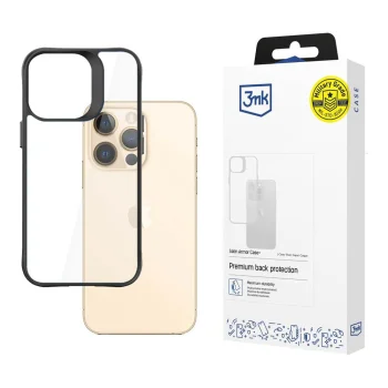 3mk Satin Armor Case+ dėklas iPhone 13 Pro Max, juodas