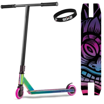 Triukinis paspirtukas Soke Evo Street, Black Neochrome