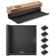 Plonos šešėliavimo tinklas 1.2x25 m, 140g/m² su 50 spaustukų, pilkas