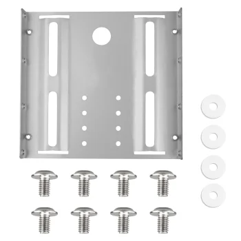 Maclean MC-655 HDD/SSD montavimo adapteris iš 2.5" į 3.5", sidabrinis