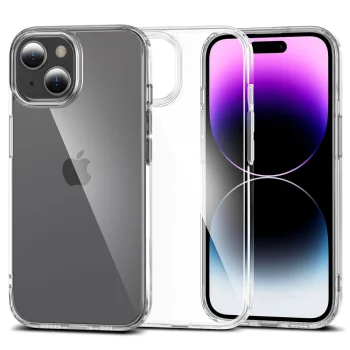 Tech-Protect FlexAir Hybrid dėklas iPhone 15, skaidrus