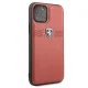 Ferrari Off Track Leather dėklas iPhone 11 Pro, Raudonas