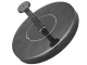 Floating Solar Fountain for Ponds and Pools, Black