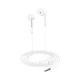 Laidinės ausinės Acefast L14 su mikrofonu ir 3.5 mm jungtimi, baltos