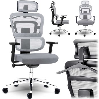 Ergonominė biuro kėdė Sofotel Nicea (131370), pilka