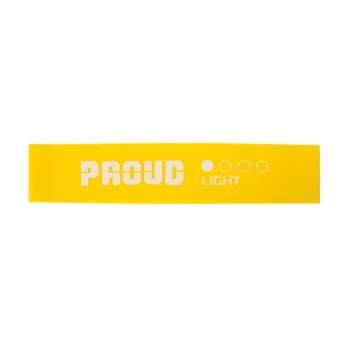 Proud Flexible Rubber Training Fitness Tape 0.4 mm, Yellow